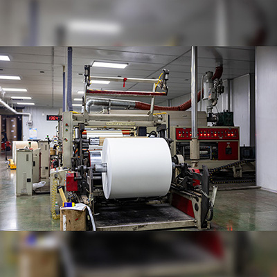 White PE Coated Paper production image