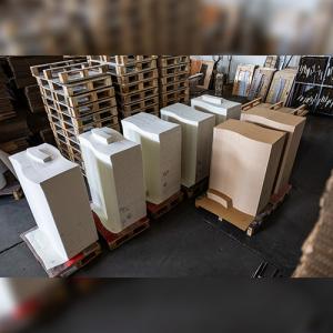 High Quality Offset and Flexographic Printing Food Packaging Paper Cup Fans